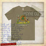Sniff and Snuff Keep California Green & Golden 1967 Vintage Men's T-Shirt