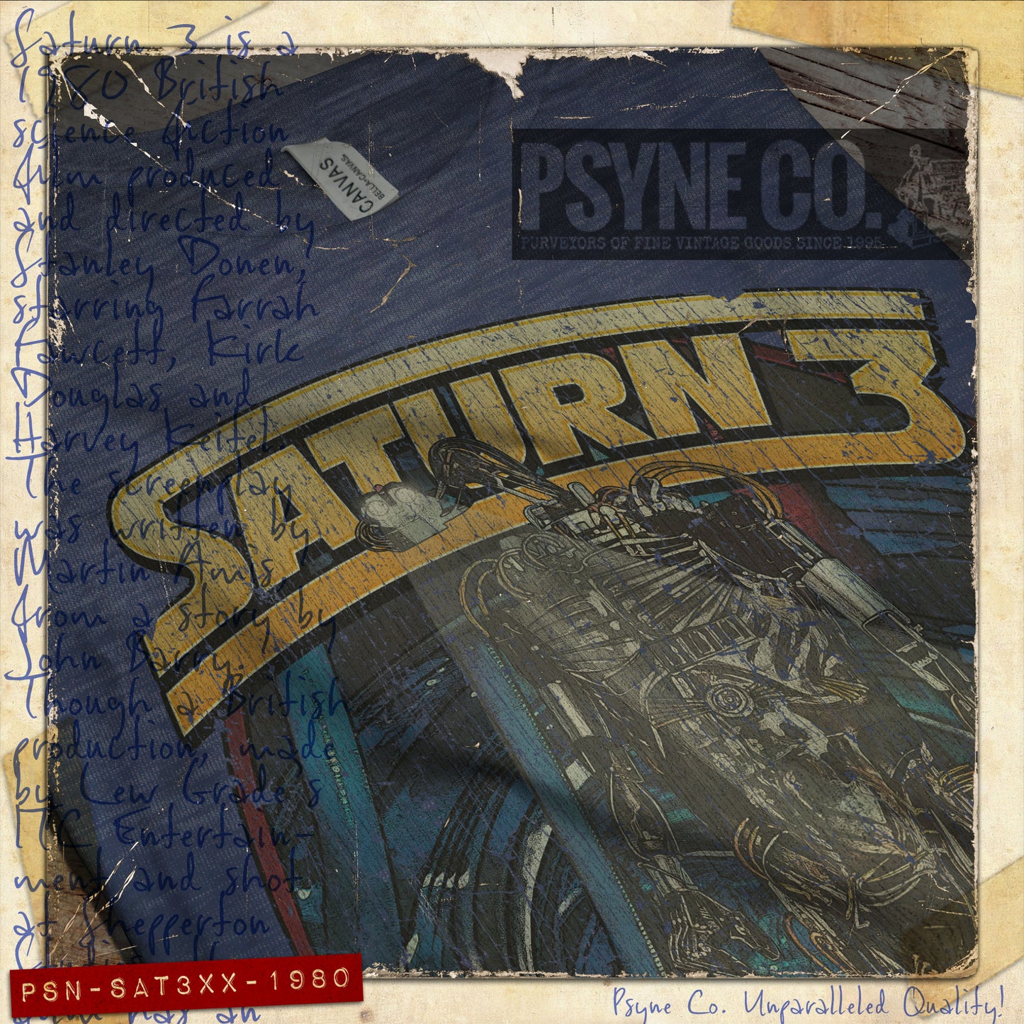 Saturn 3 1980 Vintage Men's T-Shirt