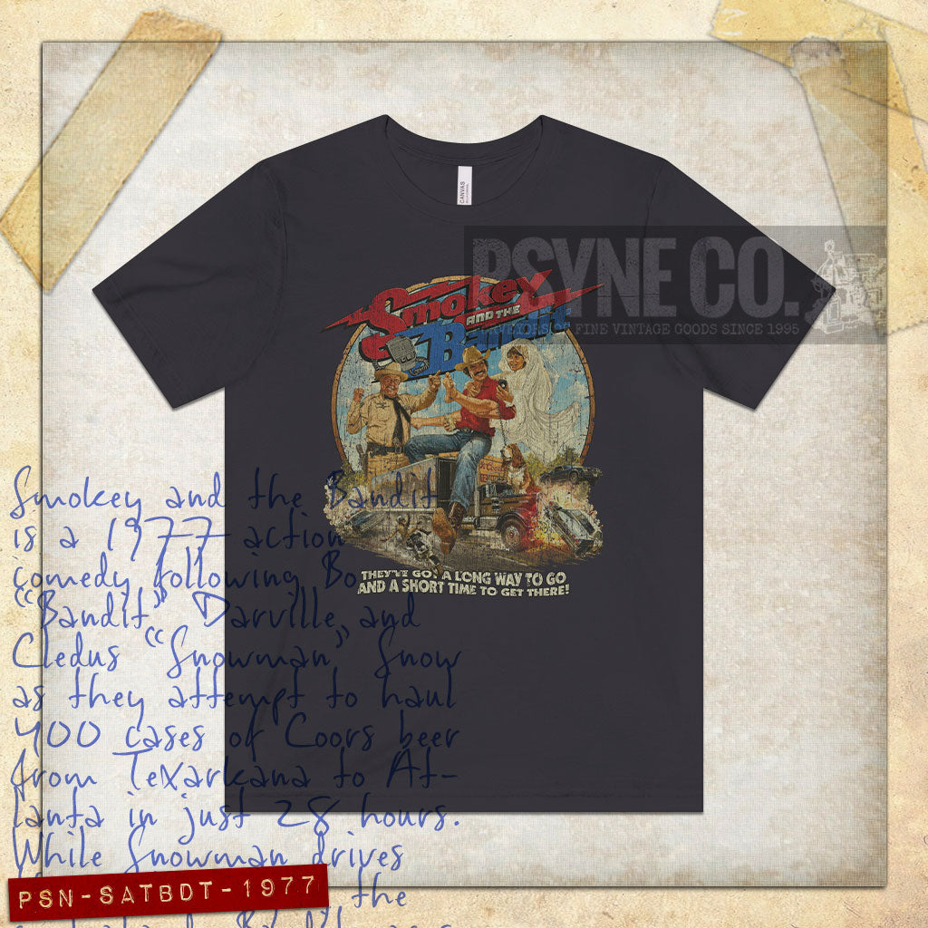 Smokey and the Bandit 1977 Vintage Men's T-Shirt