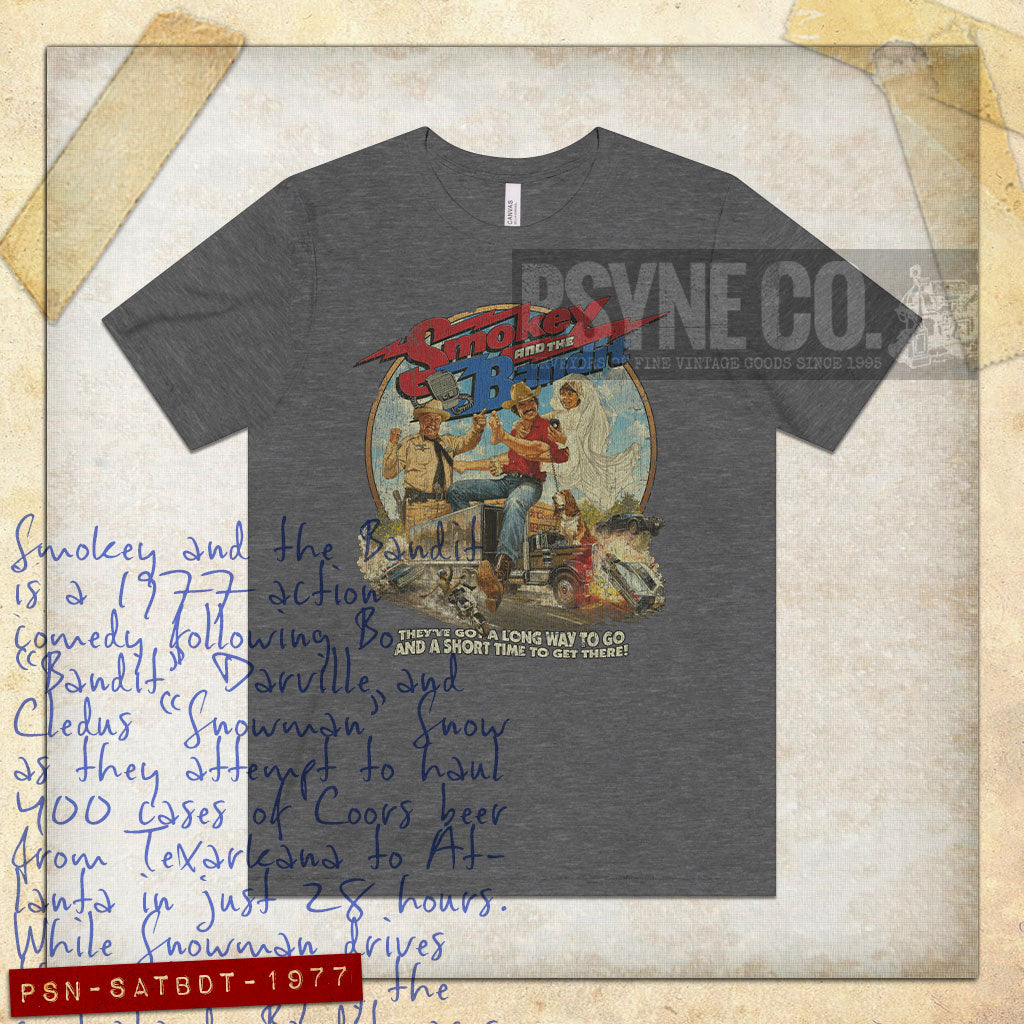 Smokey and the Bandit 1977 Vintage Men's T-Shirt