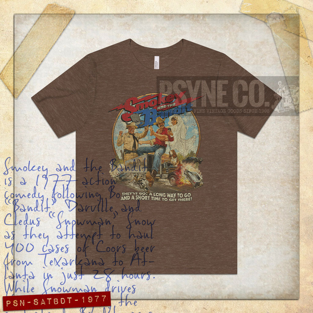 Smokey and the Bandit 1977 Vintage Men's T-Shirt