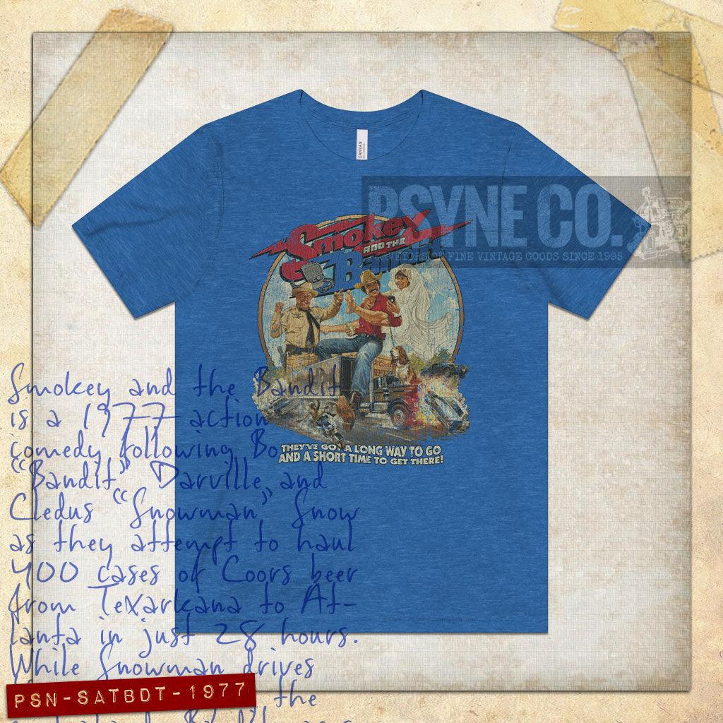 Smokey and the Bandit 1977 Vintage Men's T-Shirt