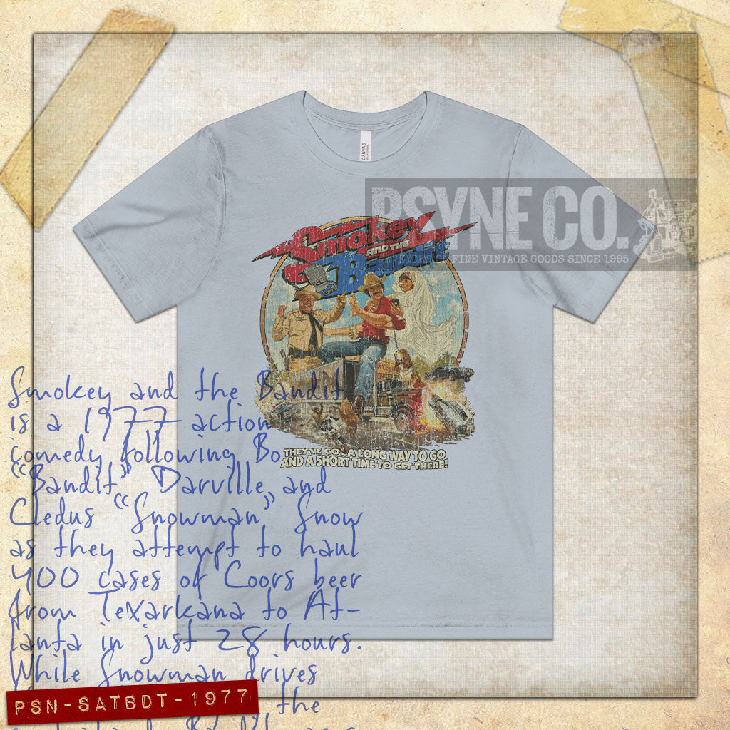 Smokey and the Bandit 1977 Vintage Men's T-Shirt