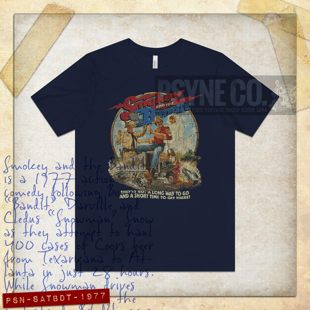 Smokey and the Bandit 1977 Vintage Men's T-Shirt
