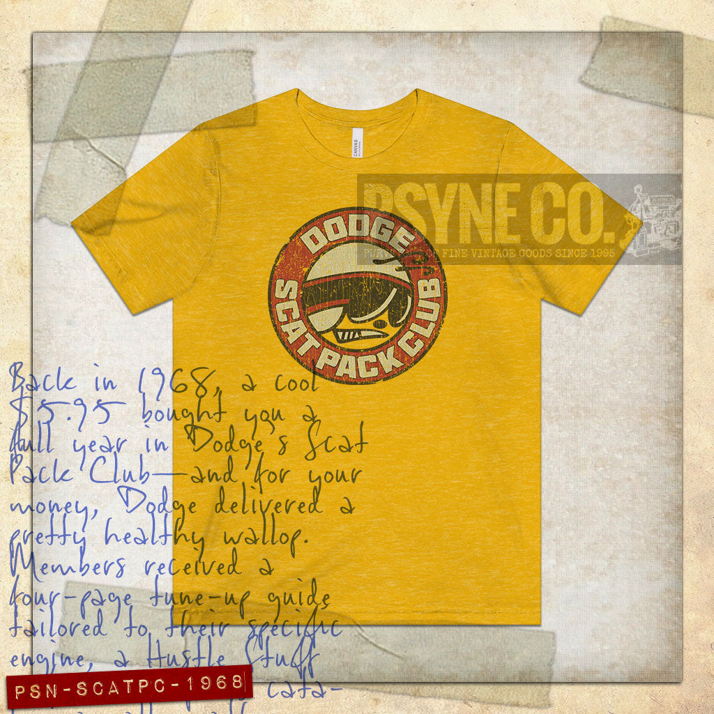 Scat Pack Club 1968 Vintage Men's T-Shirt