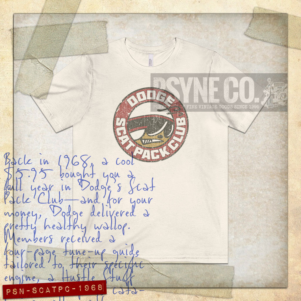 Scat Pack Club 1968 Vintage Men's T-Shirt