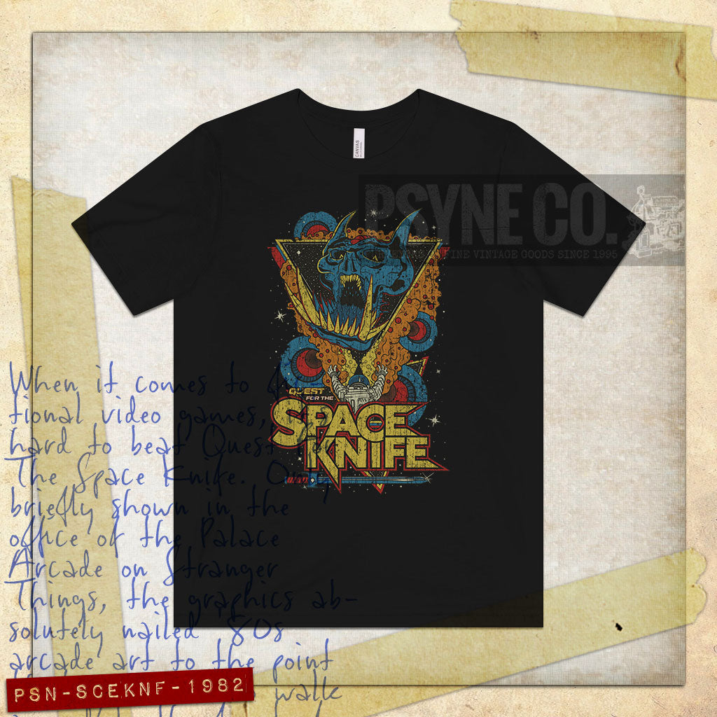 Quest For The Space Knife 1982 Vintage Men's T-Shirt