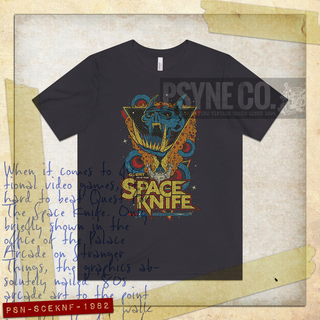 Quest For The Space Knife 1982 Vintage Men's T-Shirt