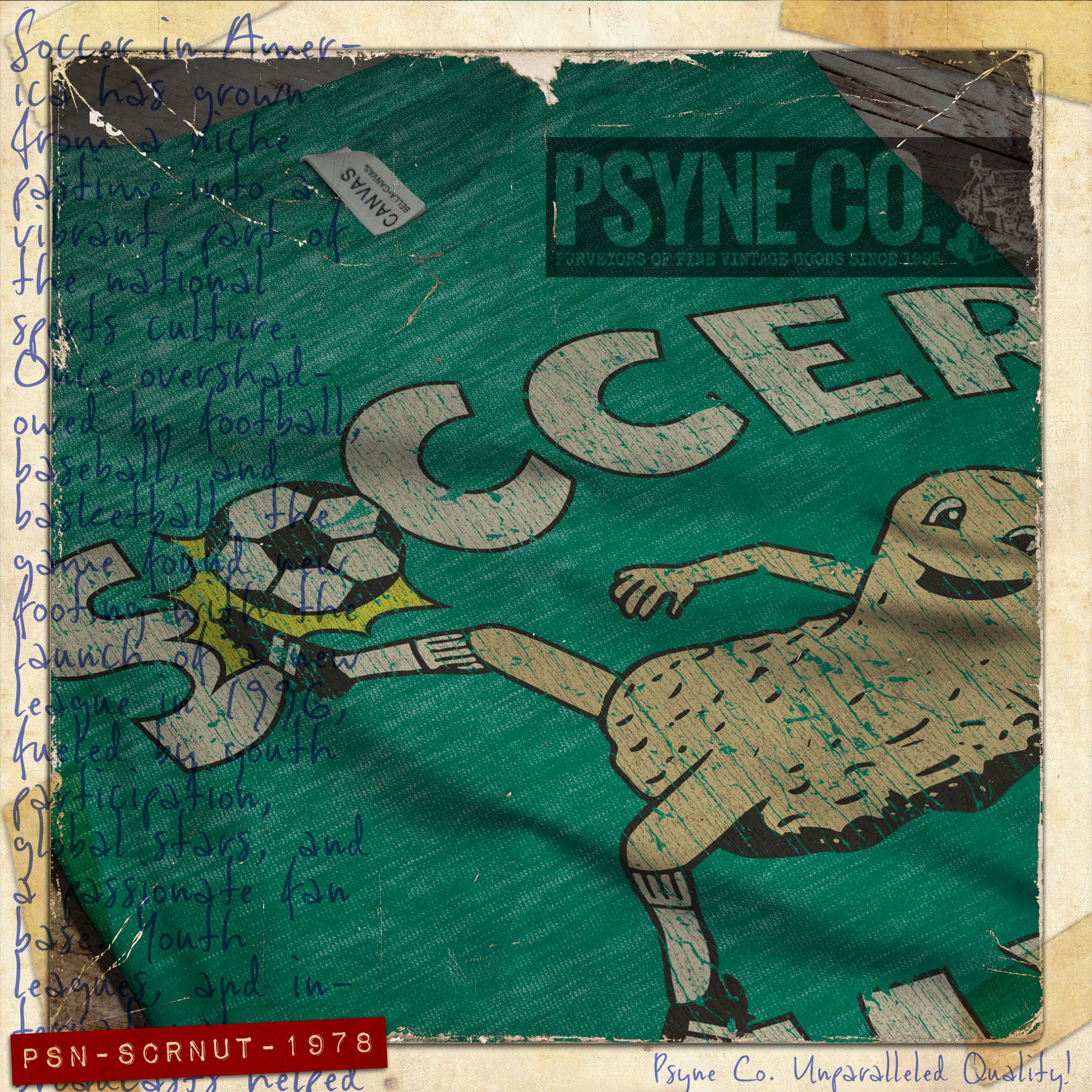 Soccer Nut 1978 Vintage Men's T-Shirt