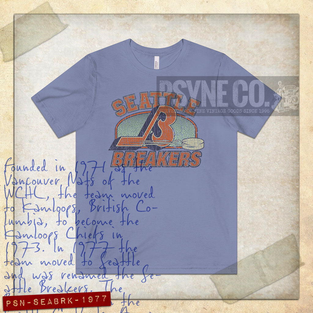 Seattle Breakers Hockey 1977 Vintage Men's T-Shirt