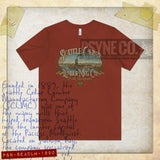 Seattle Cedar Lumber Mfg. Co. 1890 Vintage Men's T-Shirt