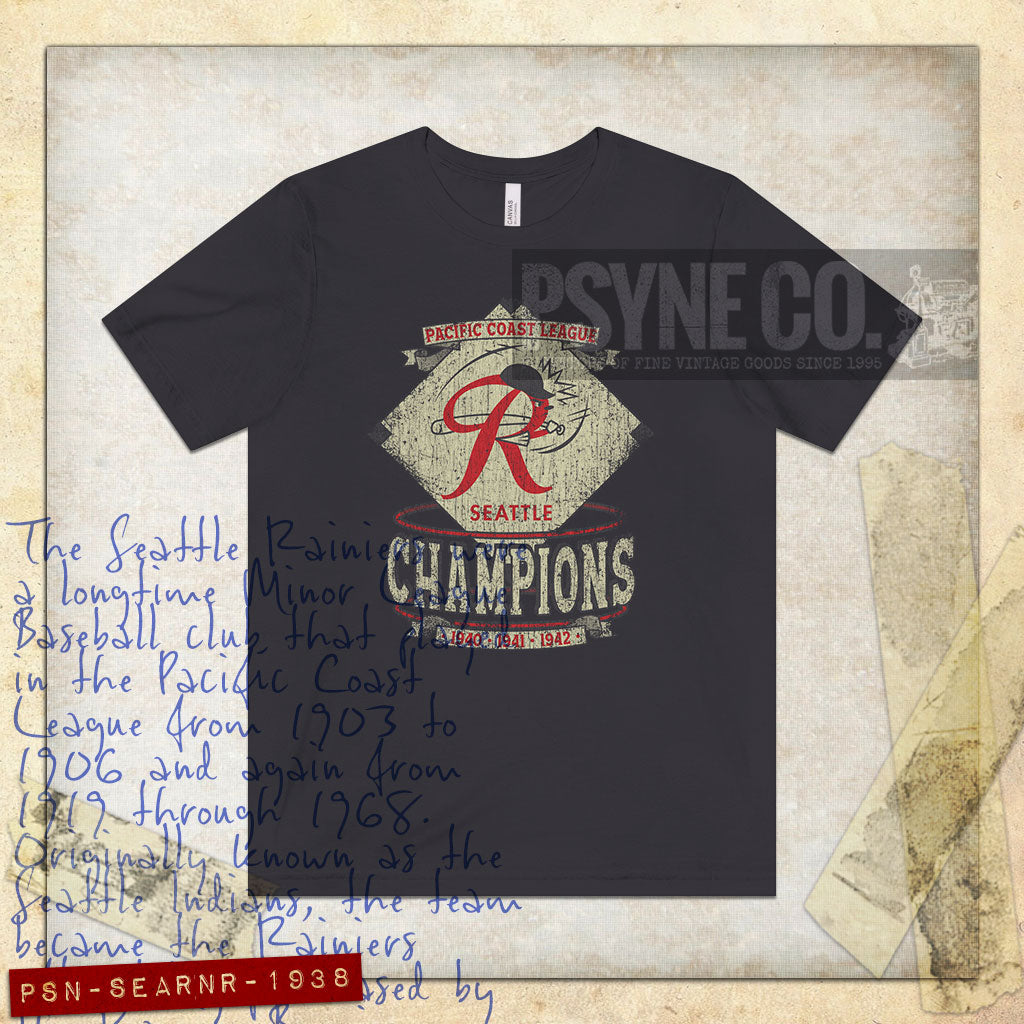 Seattle Rainiers 1938 Vintage Men's T-Shirt