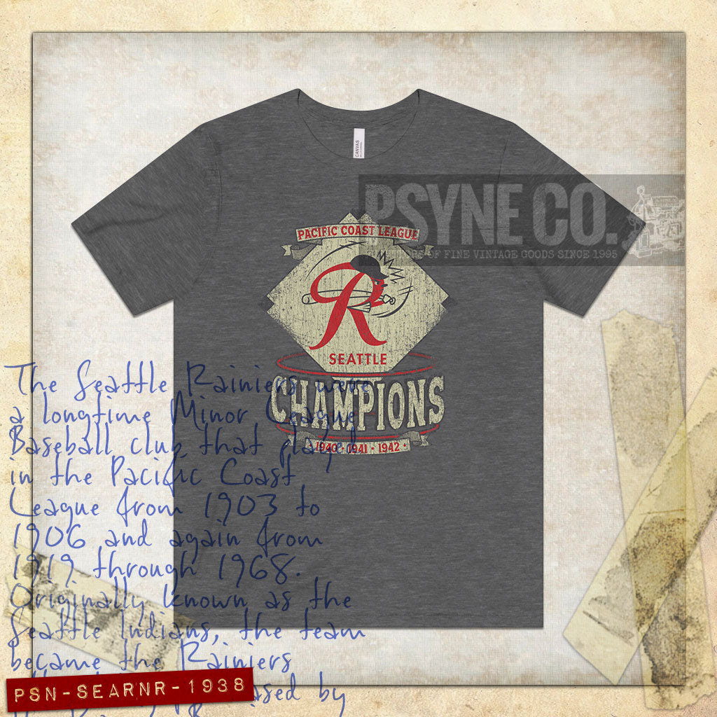 Seattle Rainiers 1938 Vintage Men's T-Shirt