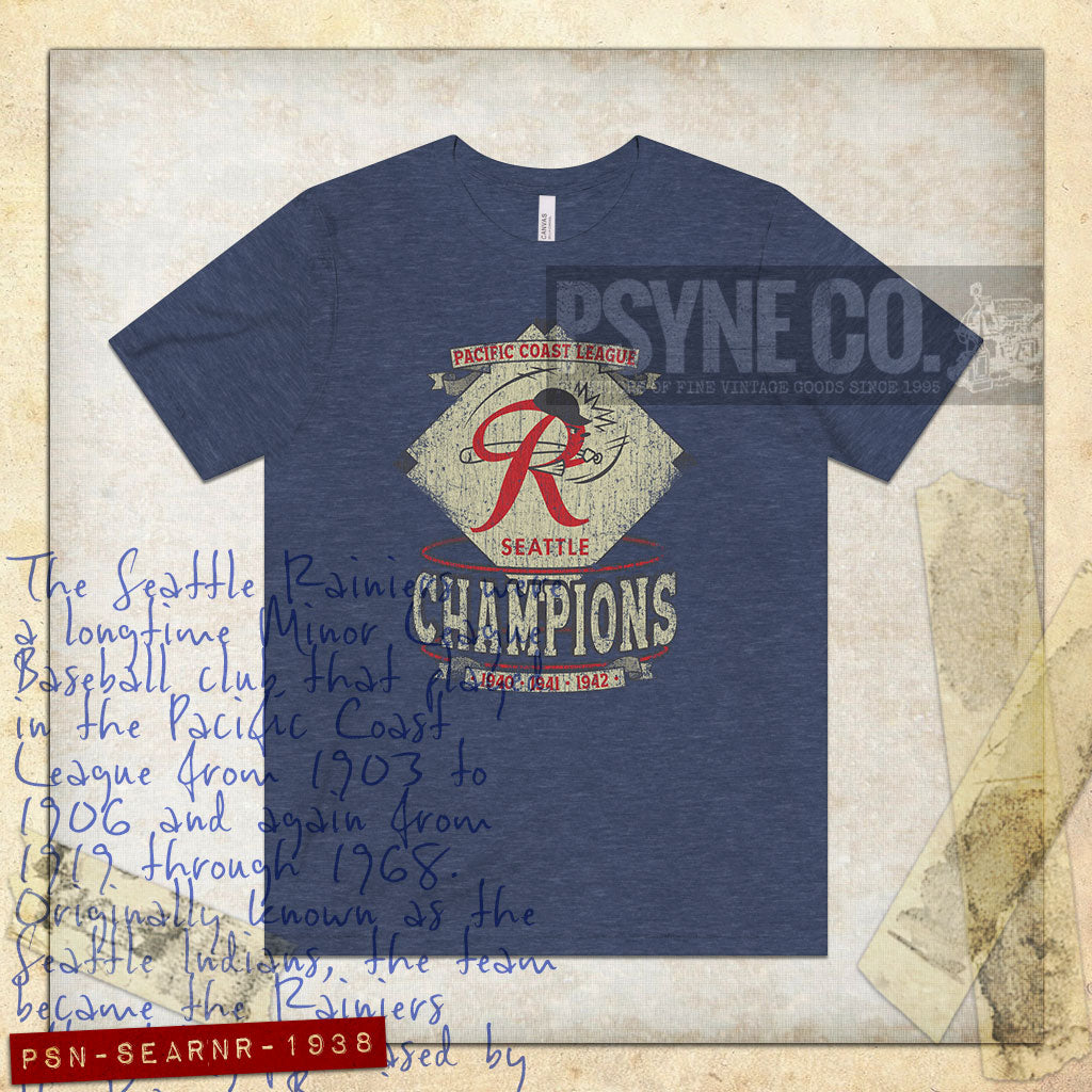 Seattle Rainiers 1938 Vintage Men's T-Shirt
