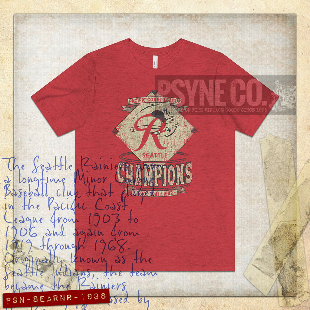 Seattle Rainiers 1938 Vintage Men's T-Shirt