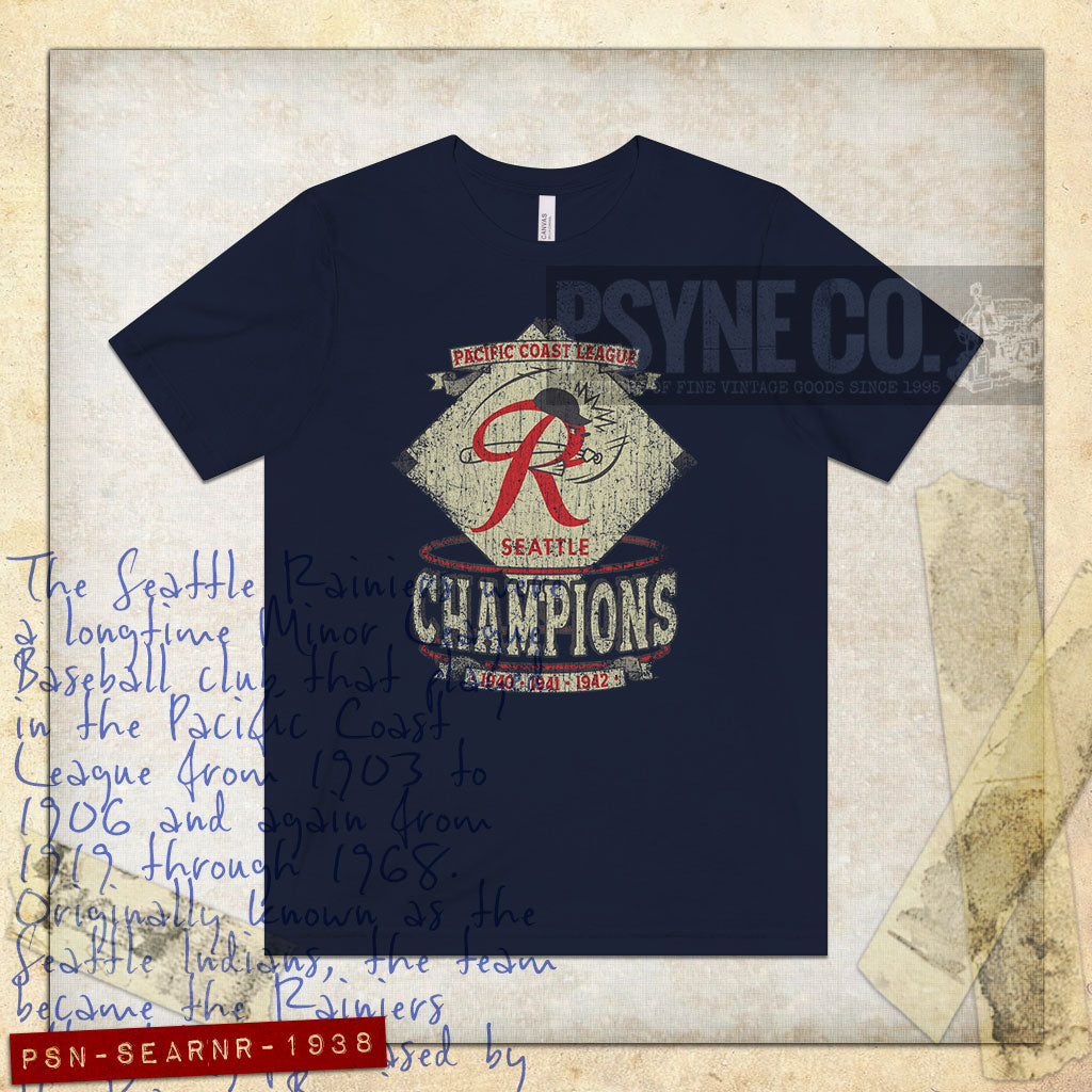 Seattle Rainiers 1938 Vintage Men's T-Shirt