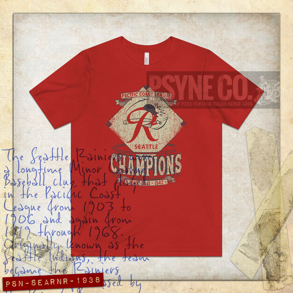 Seattle Rainiers 1938 Vintage Men's T-Shirt