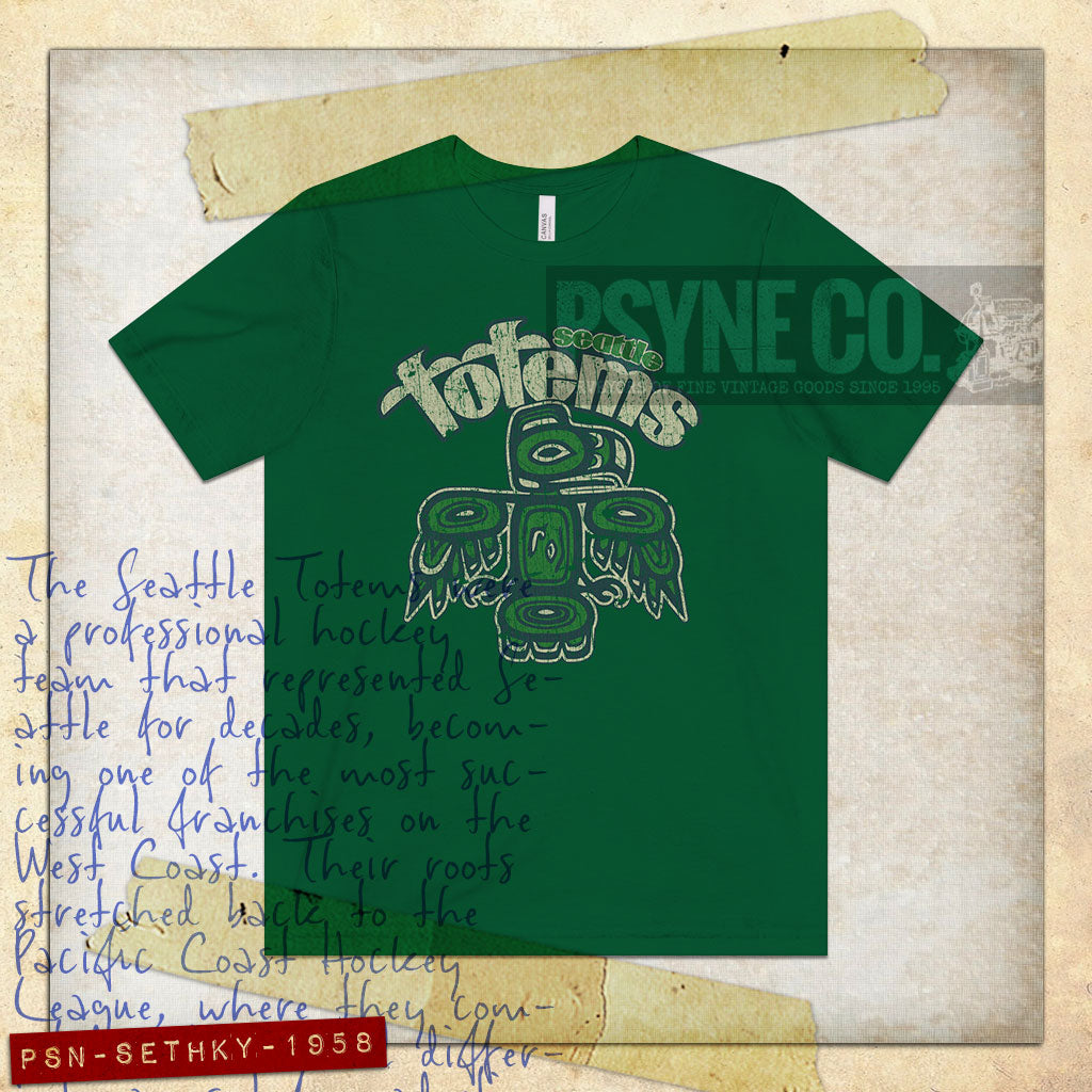 Seattle Totems Hockey 1958 Vintage Men's T-Shirt