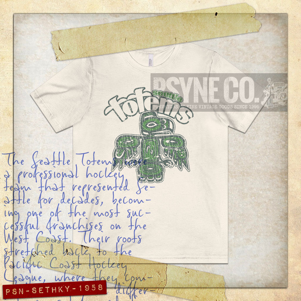 Seattle Totems Hockey 1958 Vintage Men's T-Shirt