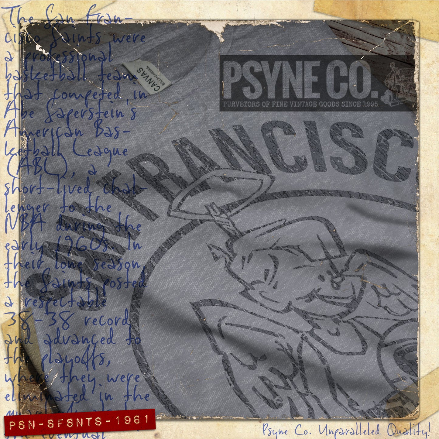 San Francisco Saints 1961 Vintage Men’s T-Shirt