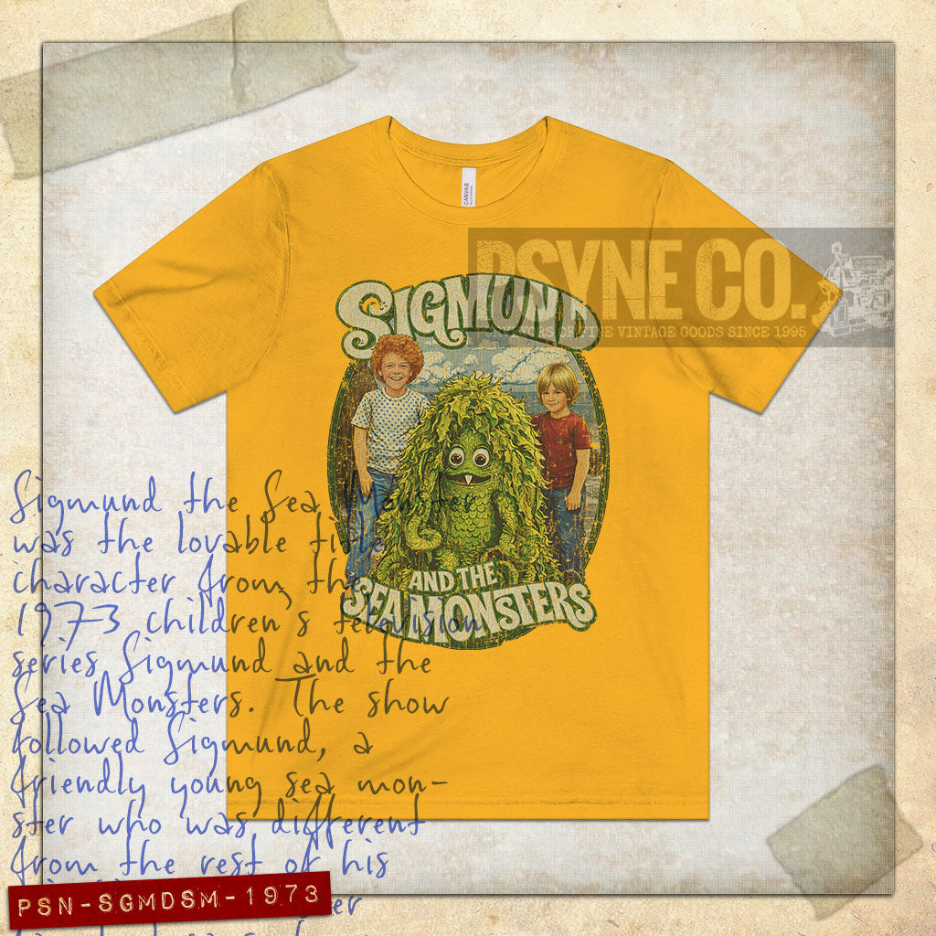 Sigmund and the Sea Monsters 1973 Vintage Men's T-Shirt