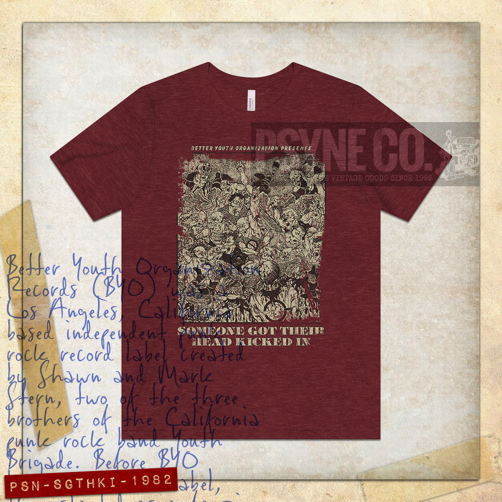 Someone Got Their Head Kicked In 1982 Vintage Men's T-Shirt