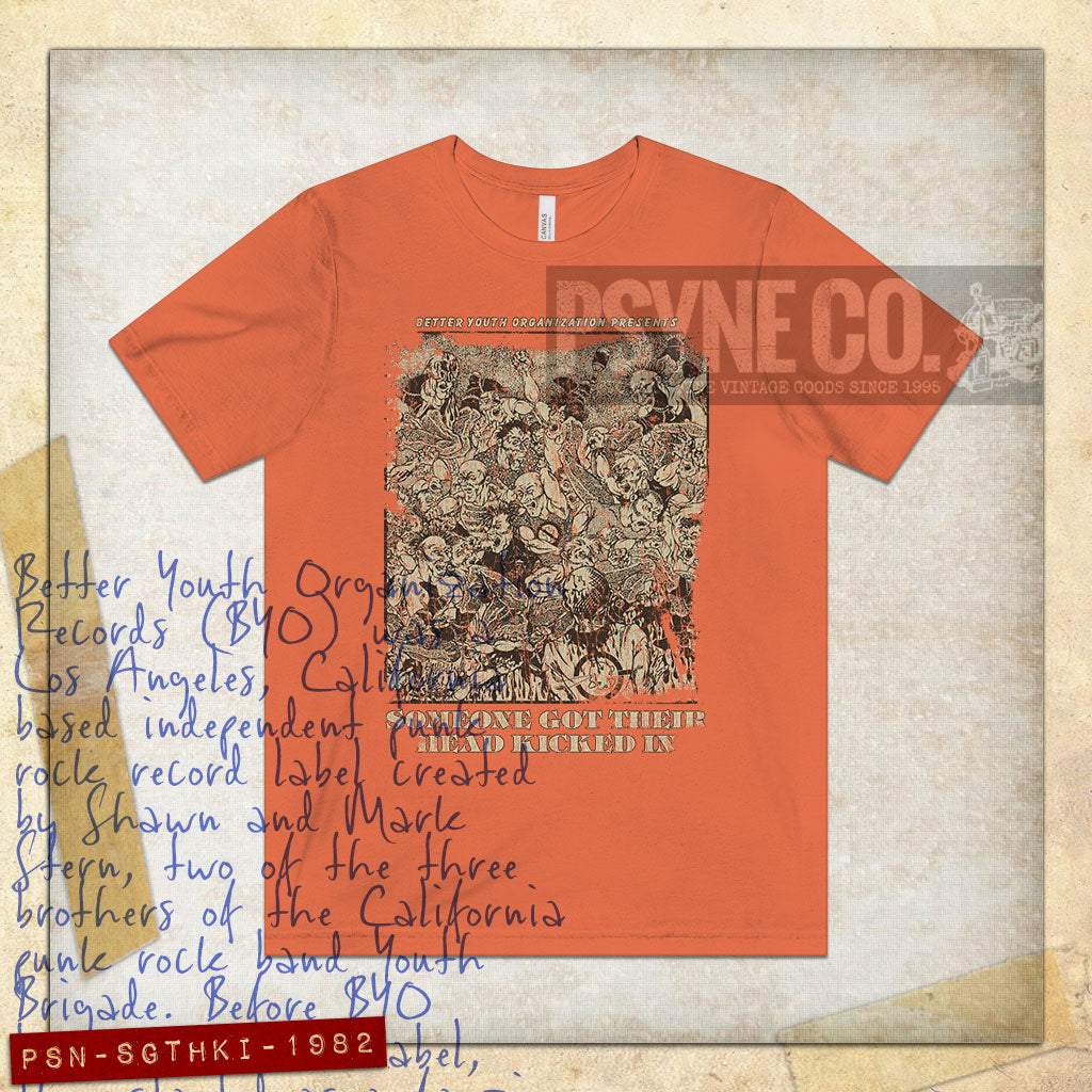 Someone Got Their Head Kicked In 1982 Vintage Men's T-Shirt