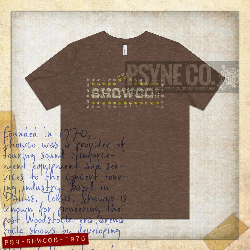 Showco Sound 1970 Vintage Men's T-Shirt