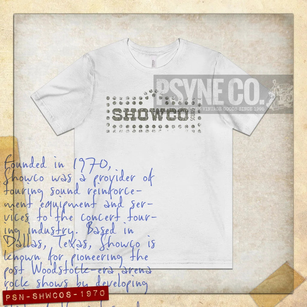 Showco Sound 1970 Vintage Men's T-Shirt