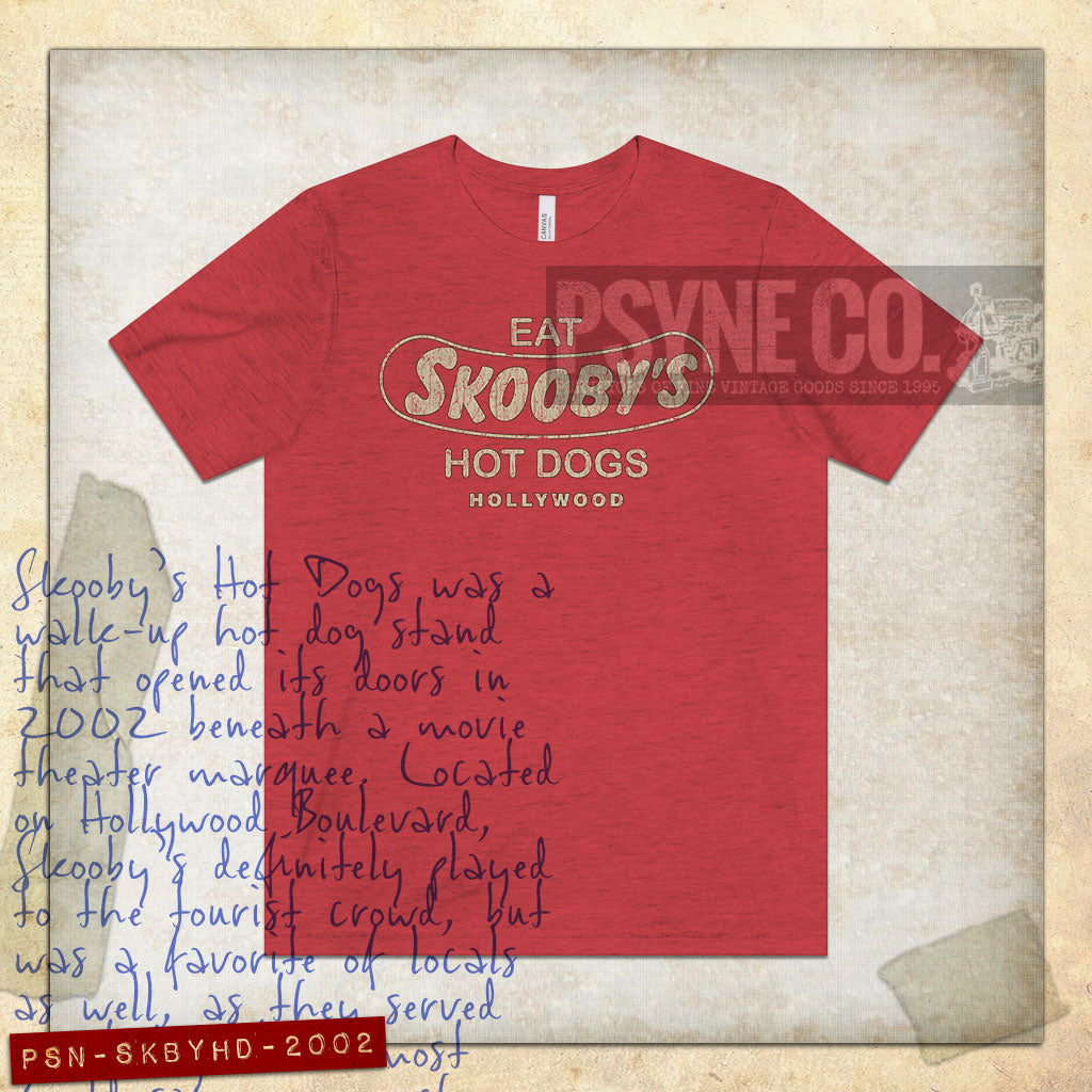 Skooby’s Hot Dogs 2002 Vintage Men's T-Shirt
