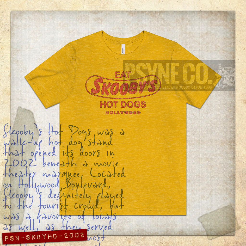 Skooby’s Hot Dogs 2002 Vintage Men's T-Shirt