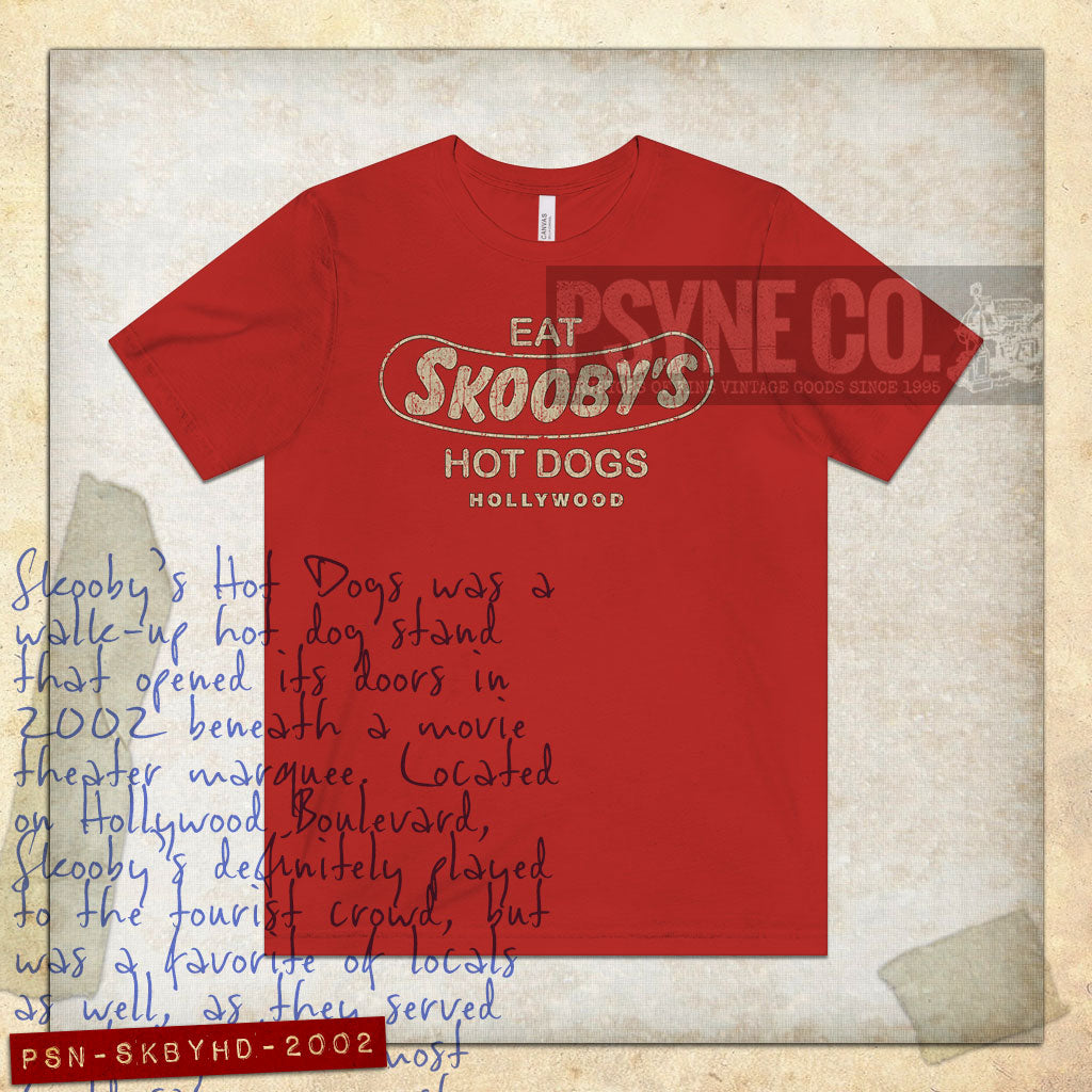 Skooby’s Hot Dogs 2002 Vintage Men's T-Shirt