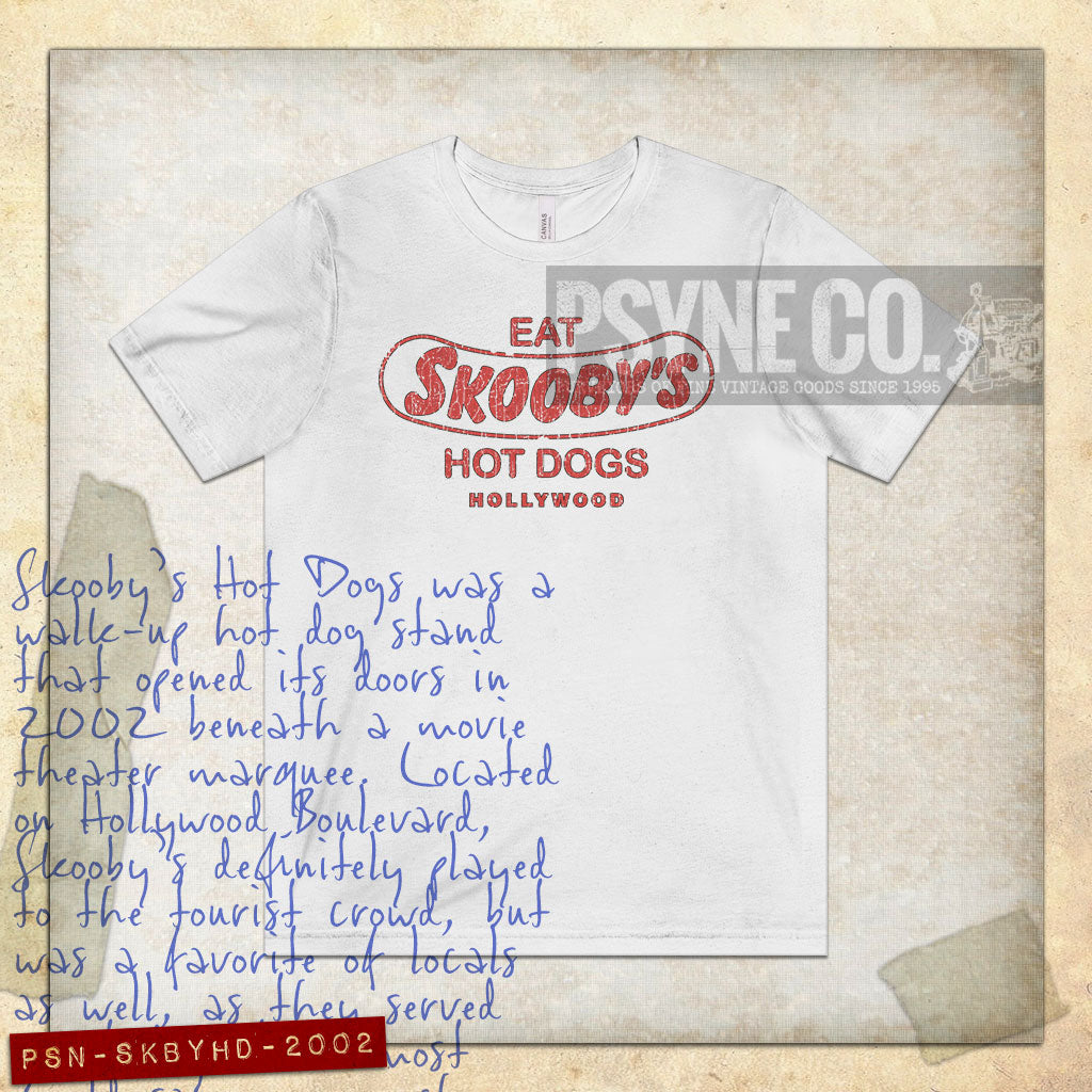 Skooby’s Hot Dogs 2002 Vintage Men's T-Shirt