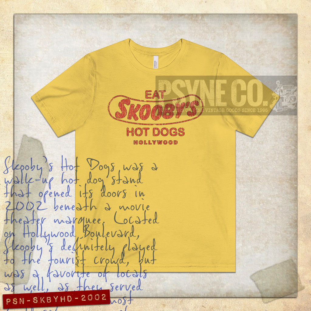 Skooby’s Hot Dogs 2002 Vintage Men's T-Shirt