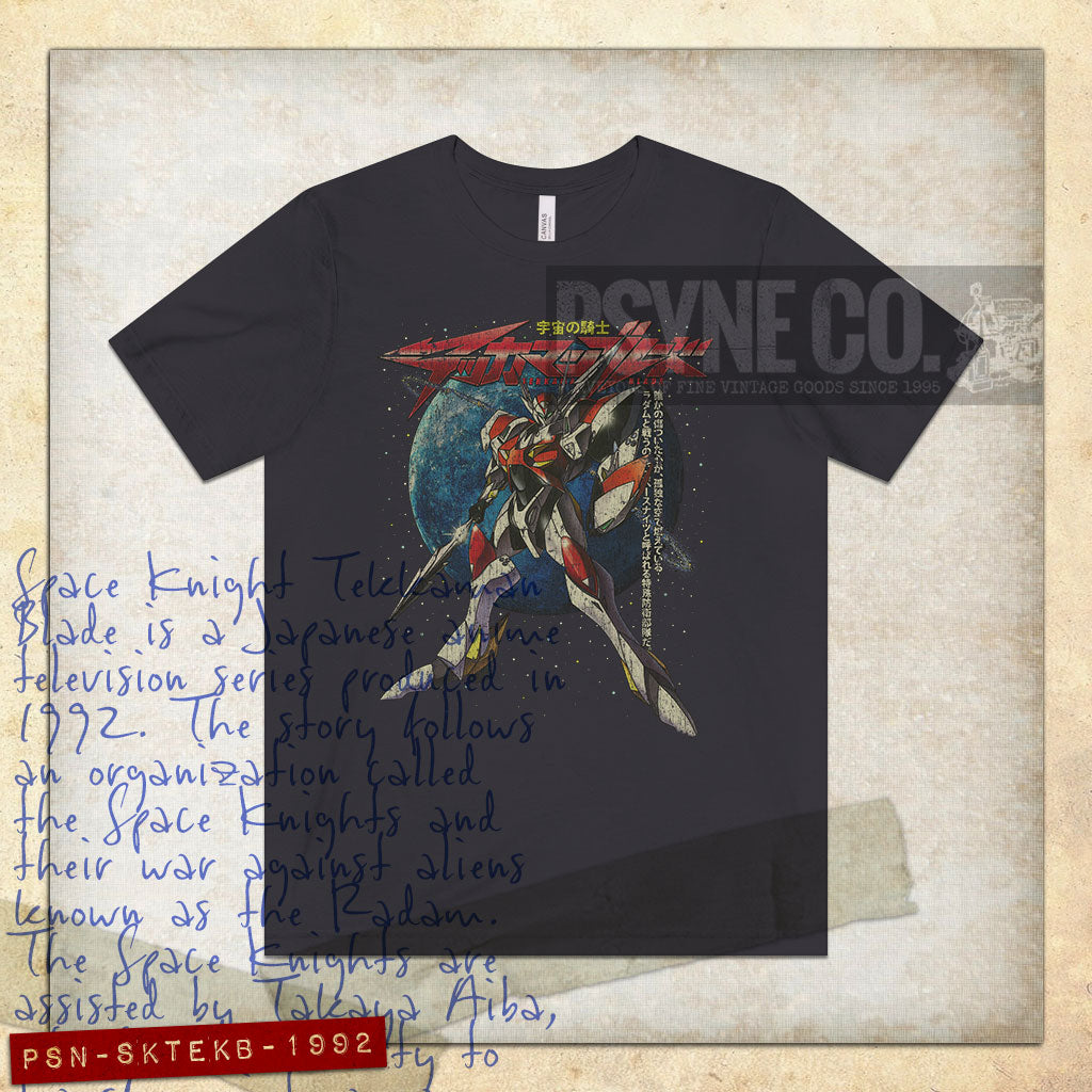 Space Knight Tekkaman Blade 1992 Vintage Men's T-Shirt