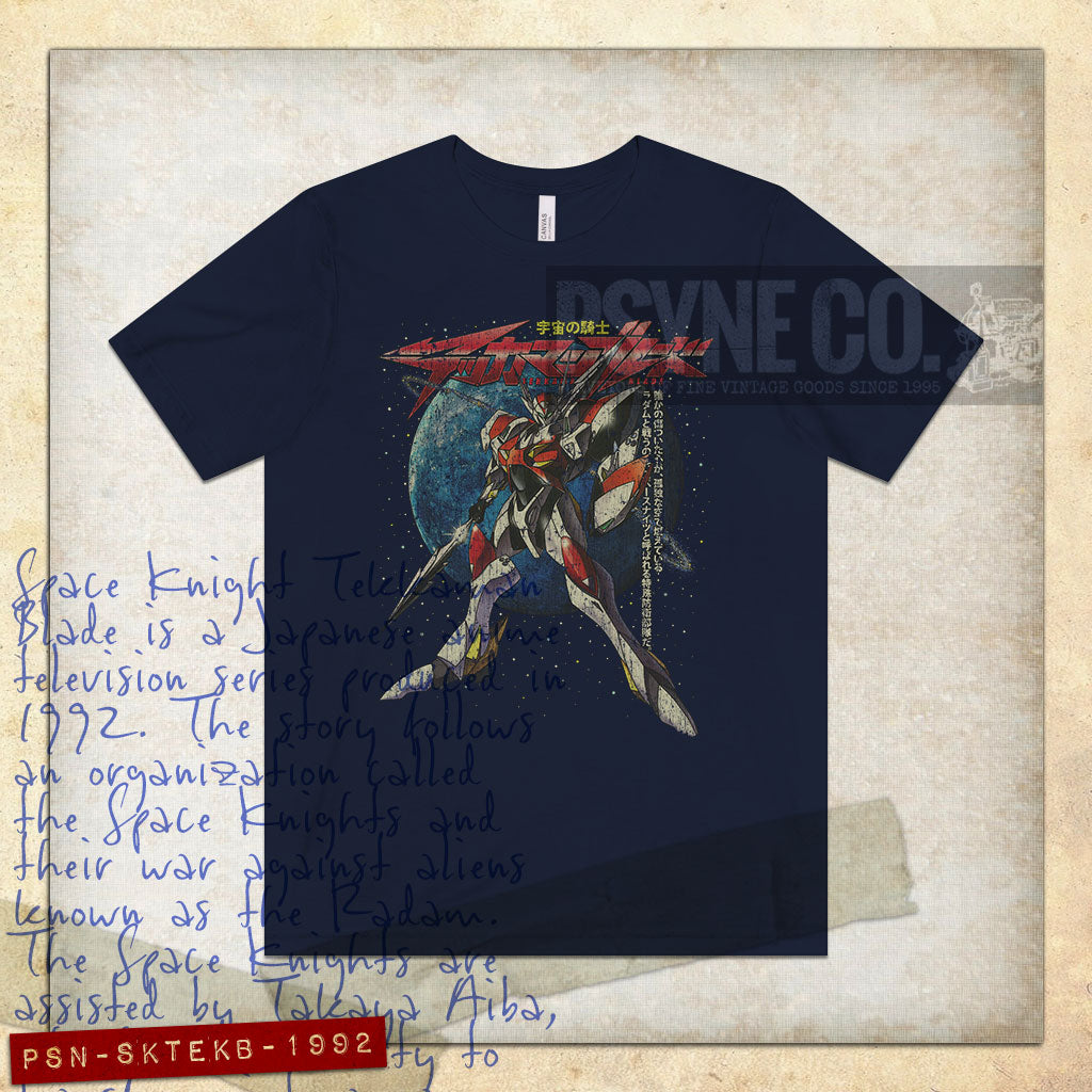Space Knight Tekkaman Blade 1992 Vintage Men's T-Shirt