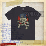 Skate Rags Skull and Crossbones 1985 Vintage Men's T-Shirt