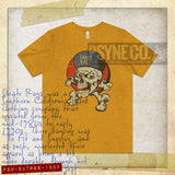 Skate Rags Skull and Crossbones 1985 Vintage Men's T-Shirt
