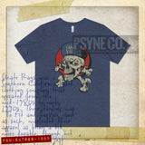 Skate Rags Skull and Crossbones 1985 Vintage Men's T-Shirt