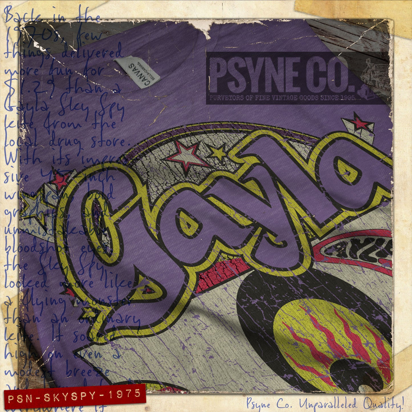 Sky Spy 1975 Vintage Men’s T-Shirt