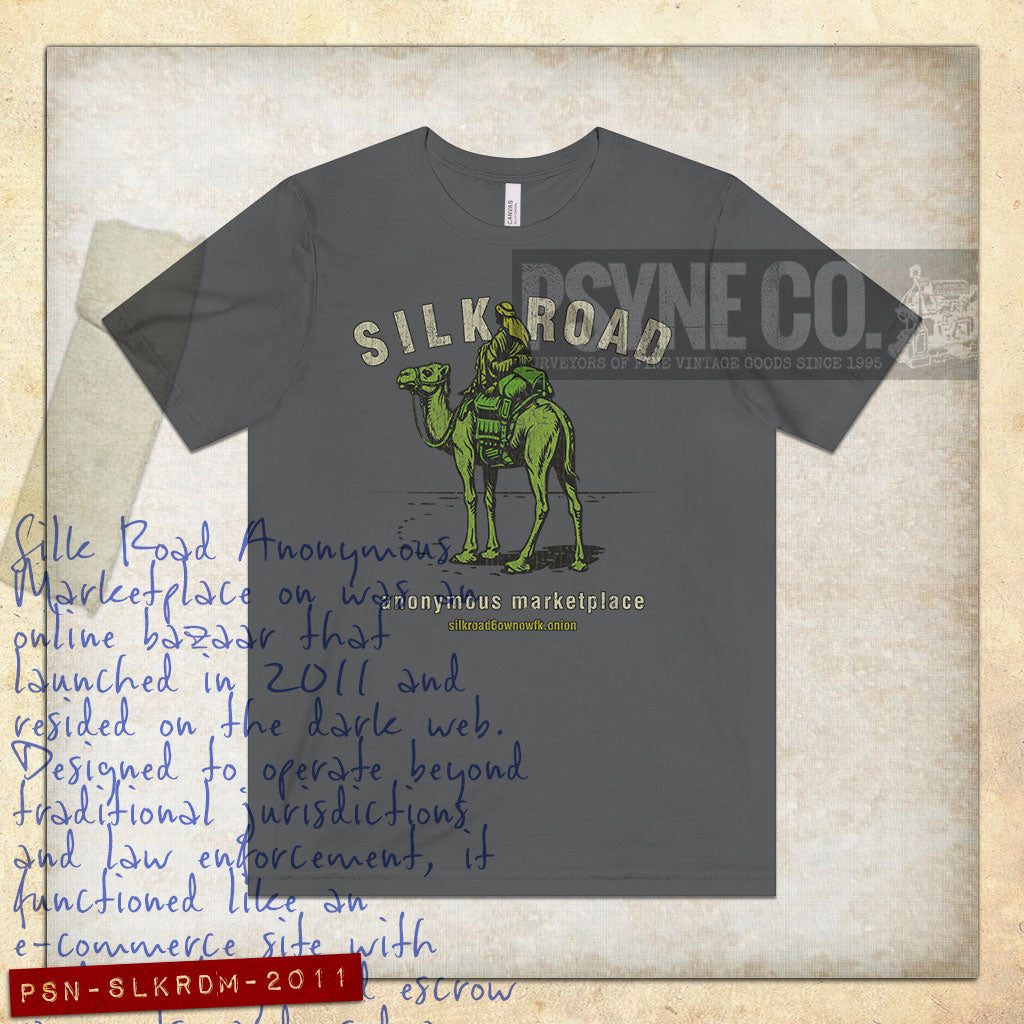 Silk Road Anonymous Marketplace 2011 Vintage Men's T-Shirt
