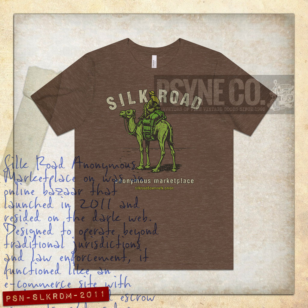 Silk Road Anonymous Marketplace 2011 Vintage Men's T-Shirt