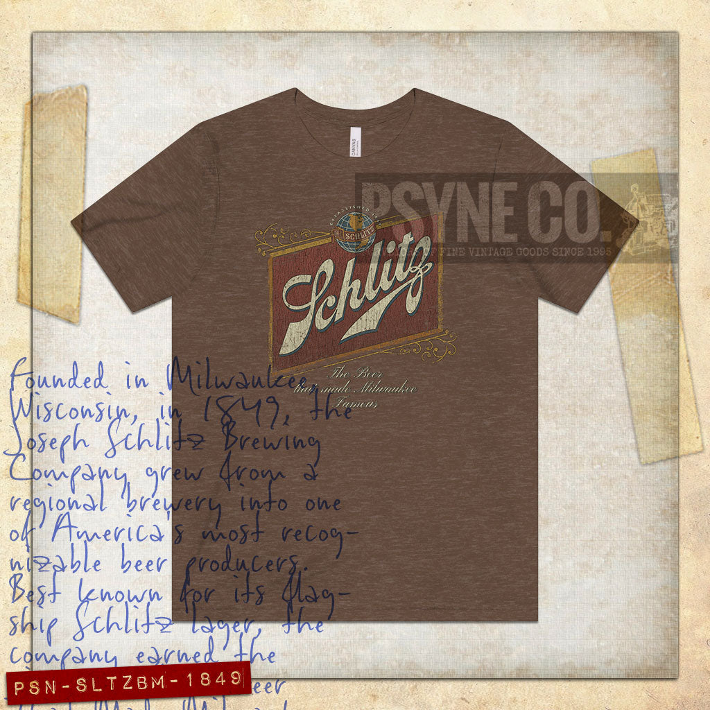 Schlitz Beer Milwaukee 1849 Vintage Men's T-Shirt