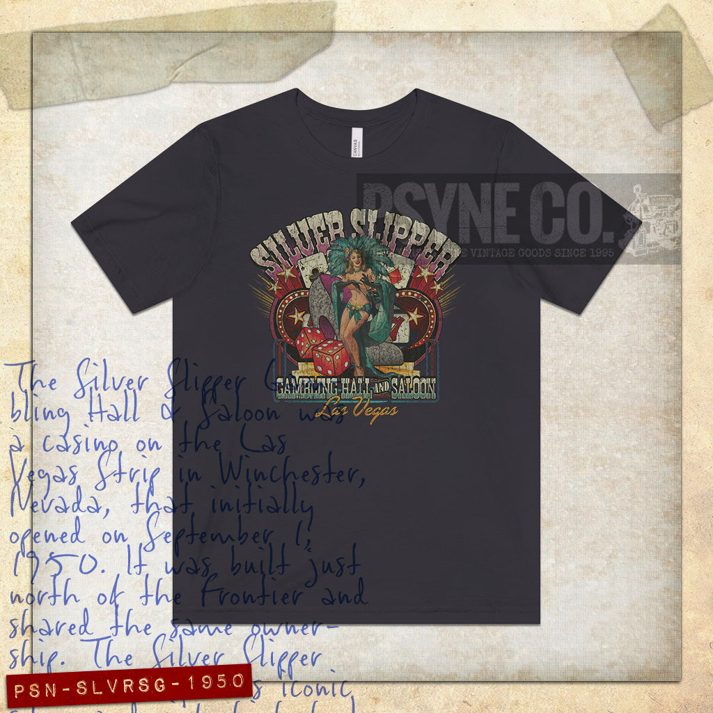 Silver Slipper Gambling Hall & Saloon 1950 Vintage Men's T-Shirt