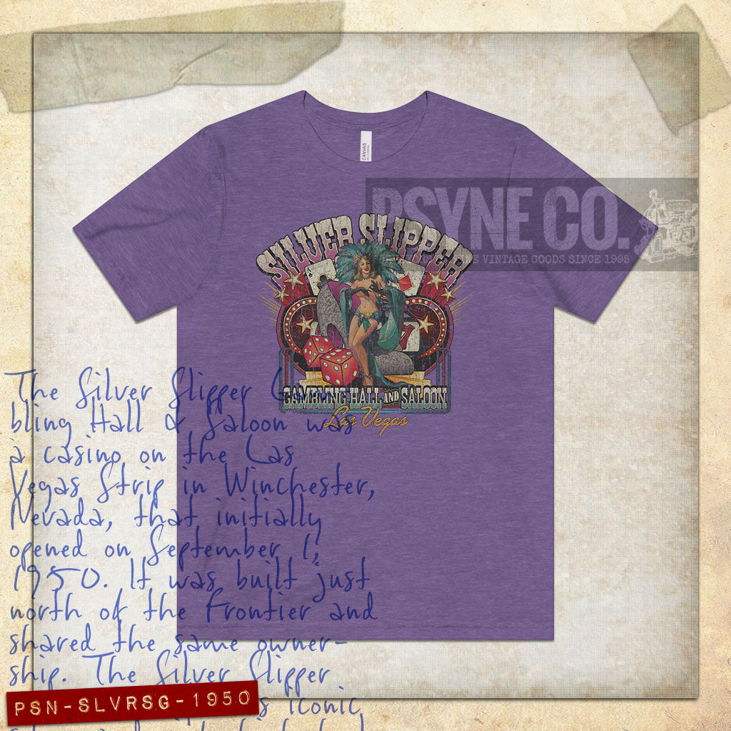 Silver Slipper Gambling Hall & Saloon 1950 Vintage Men's T-Shirt
