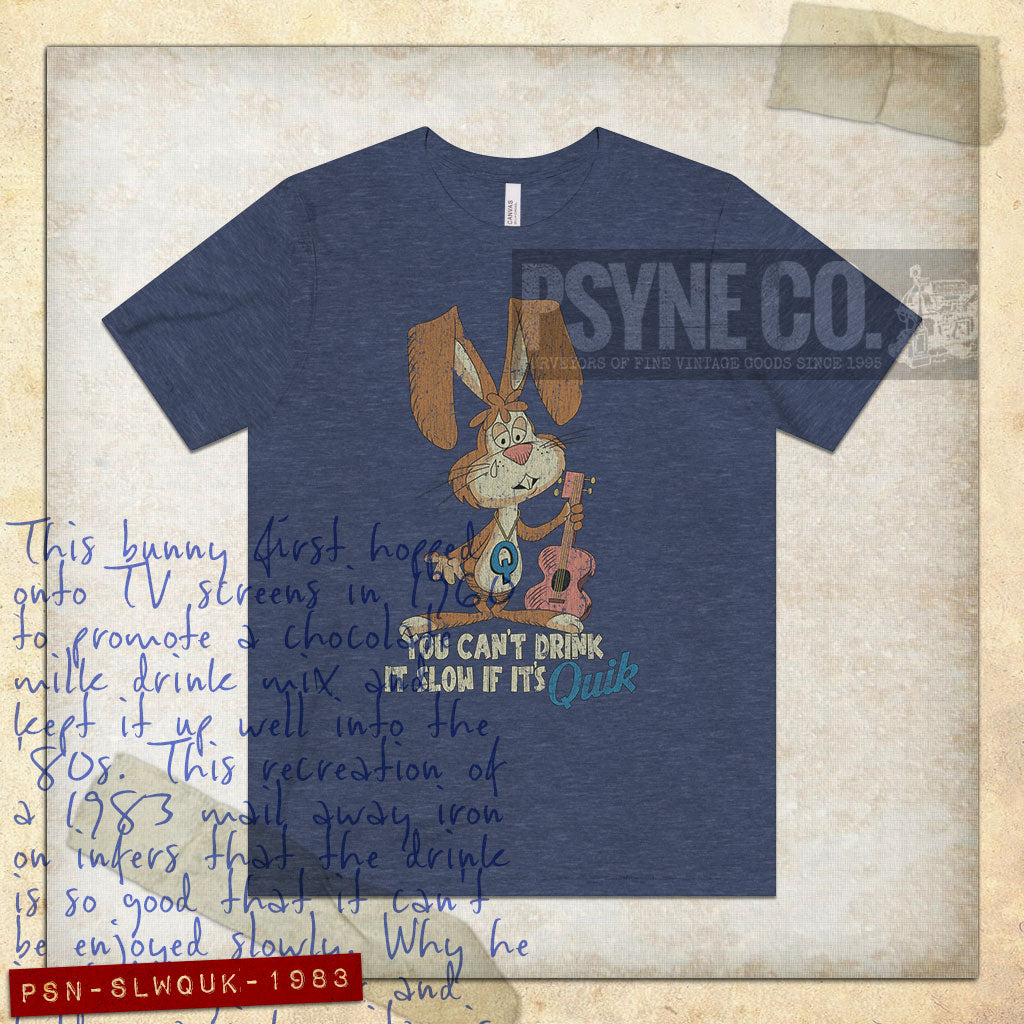 You Can't Drink It Slow if It's Quik 1983 Vintage Men's T-Shirt