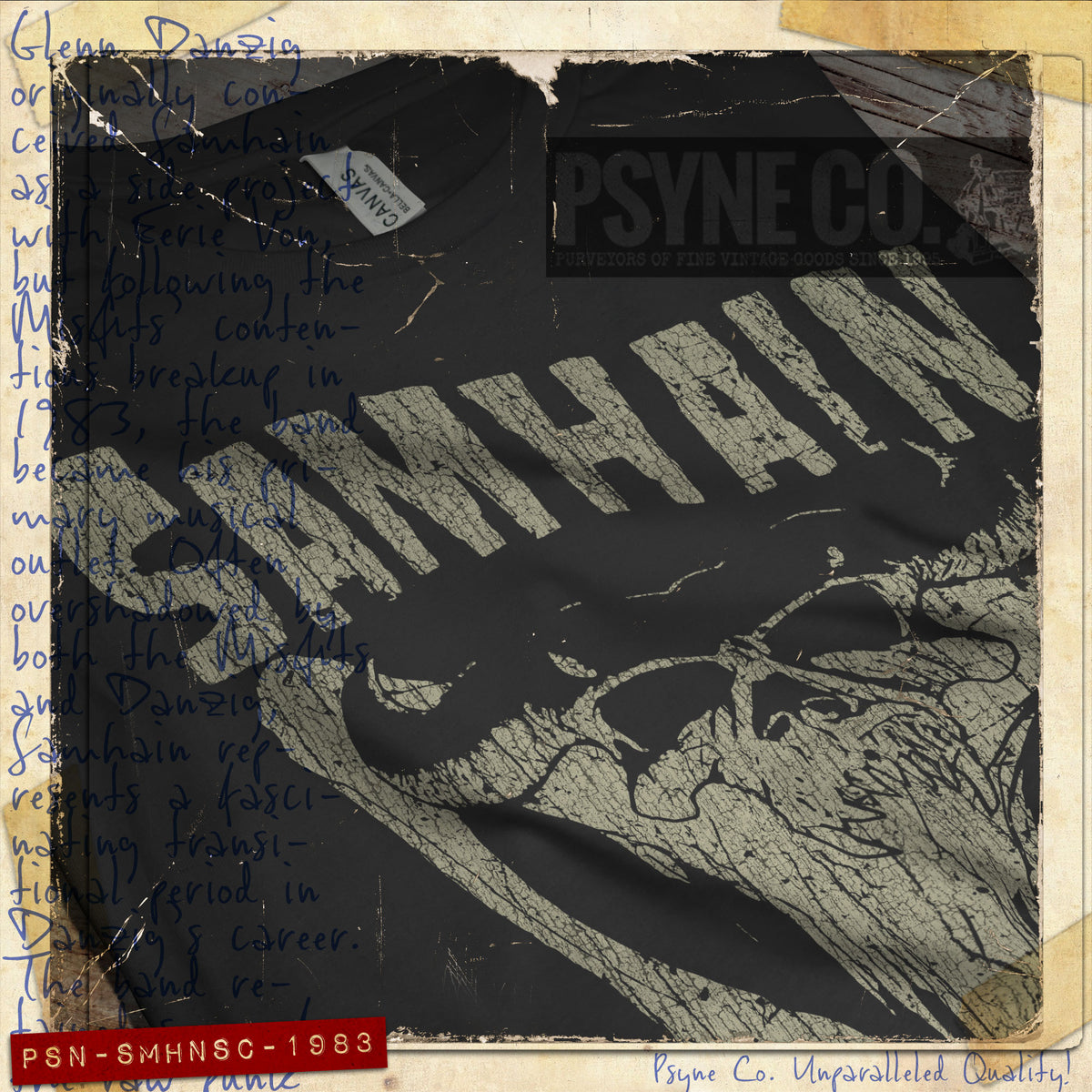 Samhain Scarecrow 1983 Vintage Men's T-Shirt