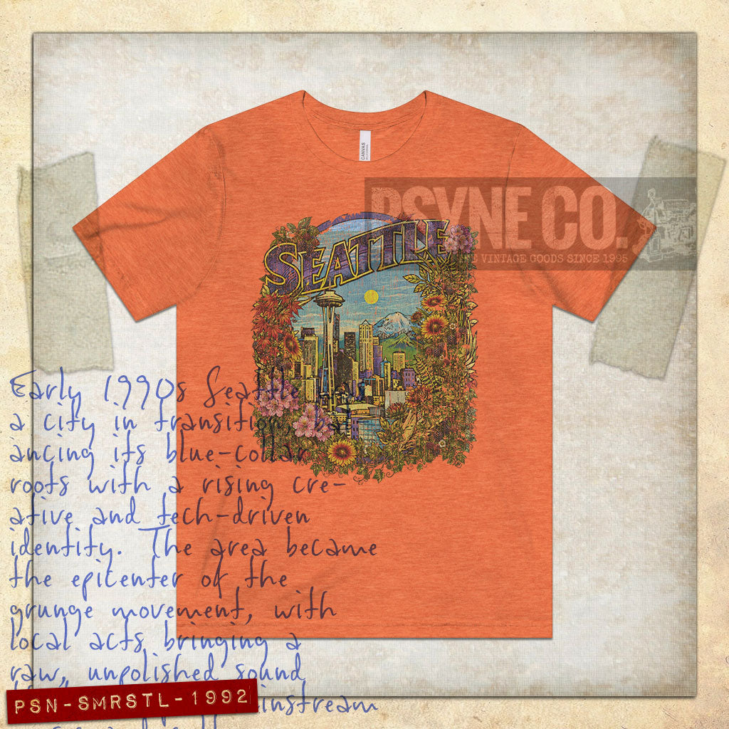Summer in Seattle 1992 Vintage Men's T-Shirt