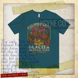 Send More Tourists Glacier National Park Montana 1992 Vintage Men's T-Shirt