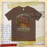 Send More Tourists Glacier National Park Montana 1992 Vintage Men's T-Shirt